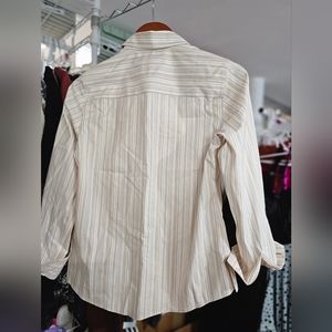 Foxcroft retch ava ls stripe size S - 4 women's